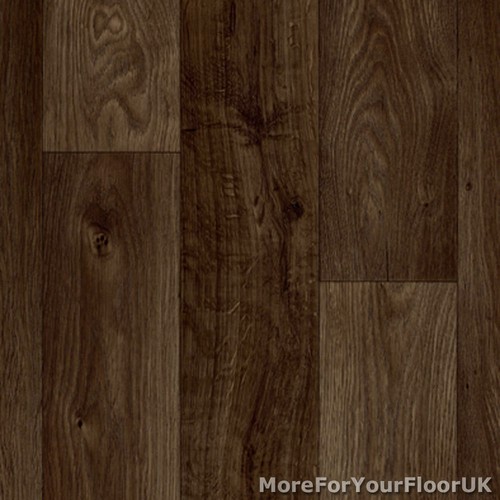 Dark brown oak wood plank - brown,