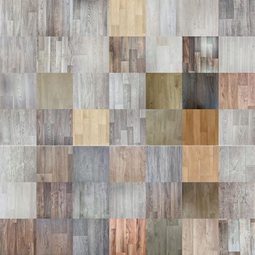 Wood plank vinyl lino flooring - wood,