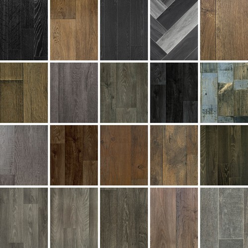 Dark wood effect - dark, vinyl