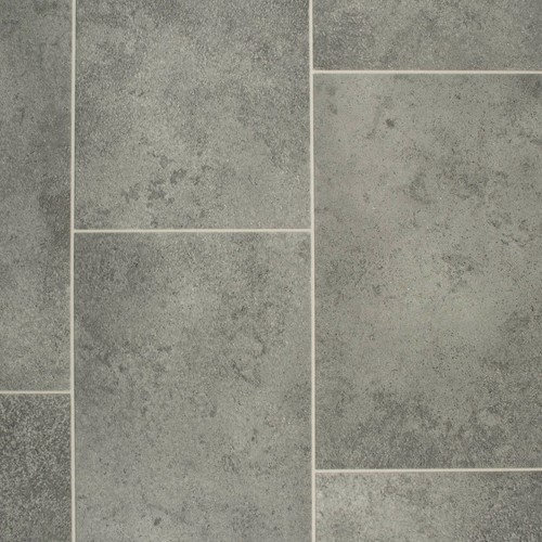 Grey stone tile effect vinyl - grey,