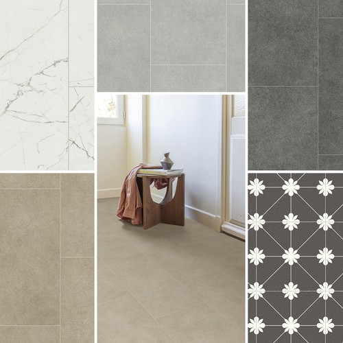 Stone tile effect - tile, vinyl