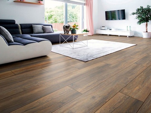 Wood effect laminate flooring - laminate,