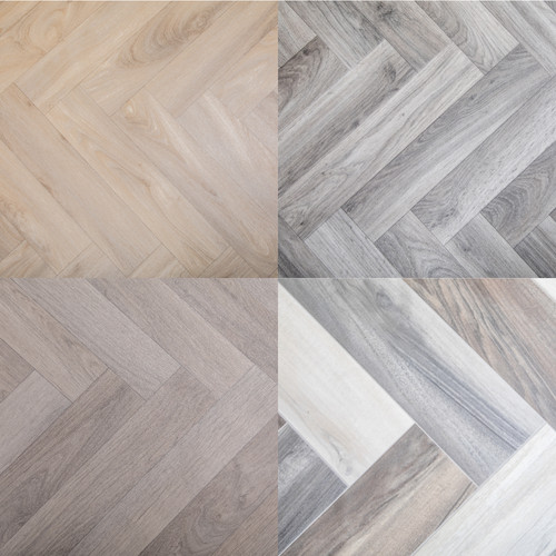 Herringbone style vinyl roll - herringbone,