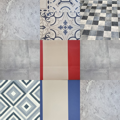 Geometric modern cubes - modern, retro