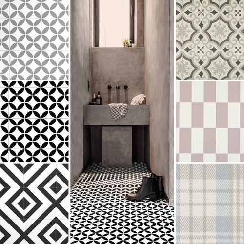 Modern patterned vinyl - modern,
